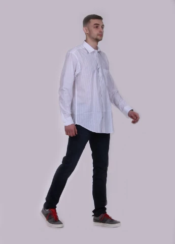 Белая рубашка однотонная Zegna