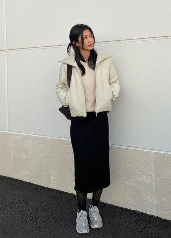 Черное кэжуал платье платье-водолазка Uniqlo однотонное