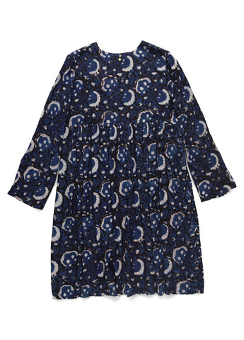 Темно-синя кежуал сукня а-силует Antik Batik з малюнком