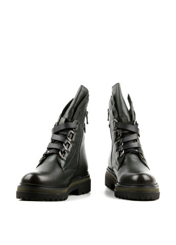Зимние ботинки Le'BERDES с металлическими вставками, со шнуровкой