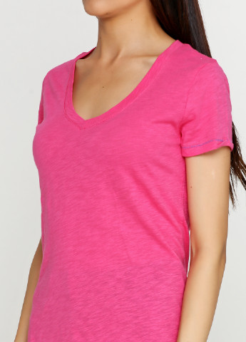 Розово-лиловая летняя футболка JUSTPLAY