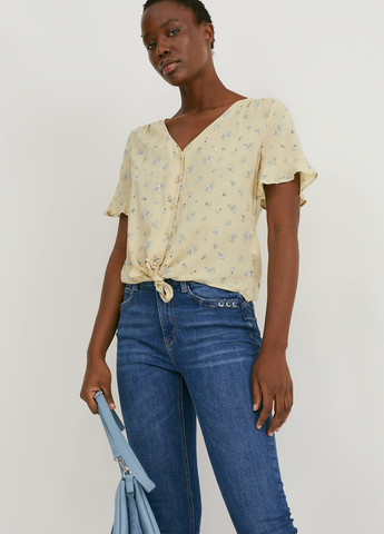 Комбинированная блуза (2 шт.) C&A