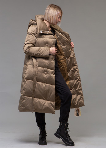 Оливковый зимний Пуховик ZLLY