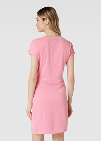 Розовое кэжуал платье Tom Tailor однотонное