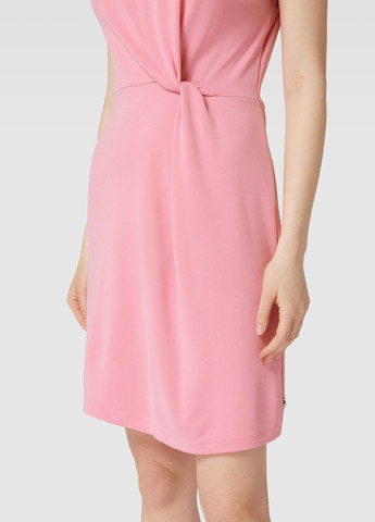 Розовое кэжуал платье Tom Tailor однотонное