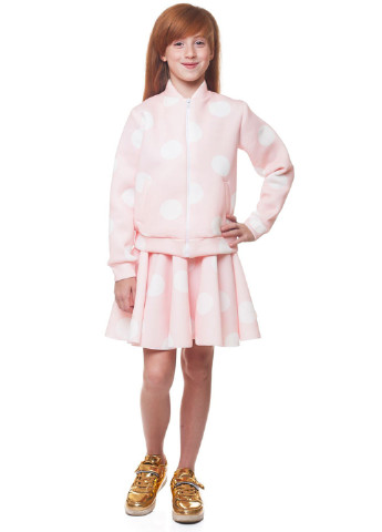 Розовая кэжуал однотонная юбка Kids Couture со средней талией