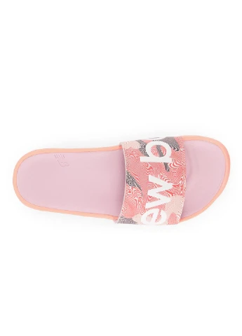 Цветные шлепанцы suf200p2 New Balance с тиснением, с логотипом