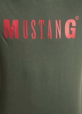 Оливкова футболка Mustang