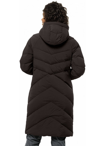Темно-коричневый зимний Пуховик Jack Wolfskin
