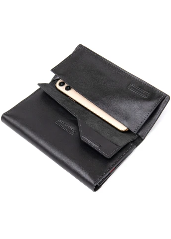 Мужское кожаное портмоне 10х19,5х2,5 см Grande Pelle (253491176)