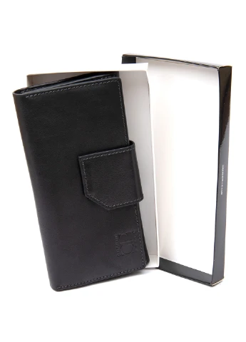 Мужское кожаное портмоне 10х19,5х2,5 см Grande Pelle (253491176)