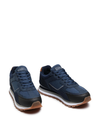 Темно-синие демисезонные кроссовки Lanetti MP07-01450-01