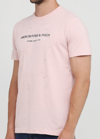 Світло-рожева футболка Abercrombie & Fitch