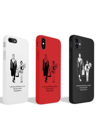 Чохол силіконовий Apple Iphone 8 Леон кілер (Leon) (6151-1454) MobiPrint (219776369)