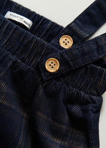 Темно-синие кэжуал зимние брюки прямые Reserved