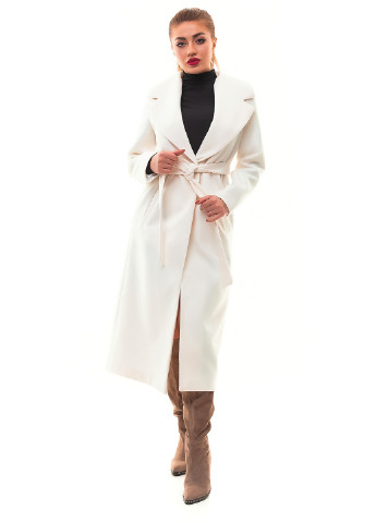 Белое демисезонное Пальто Helga Martin
