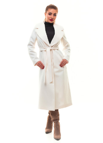 Белое демисезонное Пальто Helga Martin
