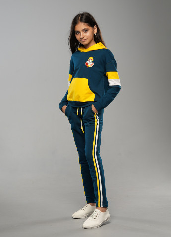 Морской волны демисезонный спортивный костюм с рисунком Sinthia (192445452)