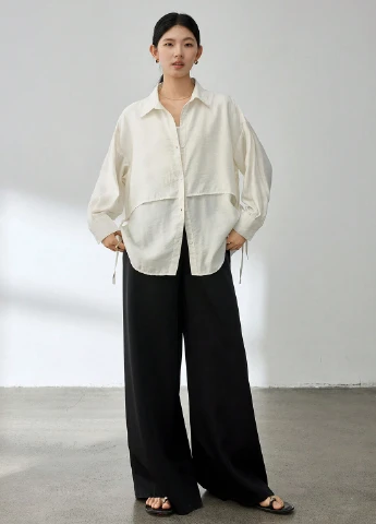 Молочная блуза SHEIN