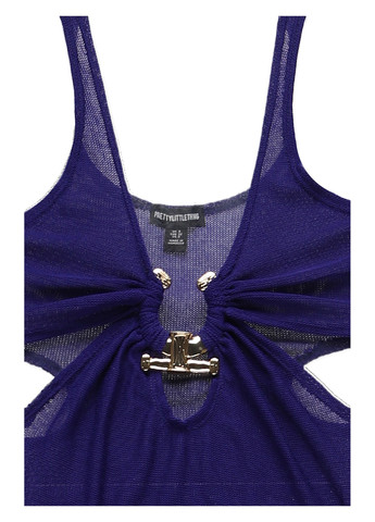 Синя кежуал сукня а-силует PrettyLittleThing однотонна