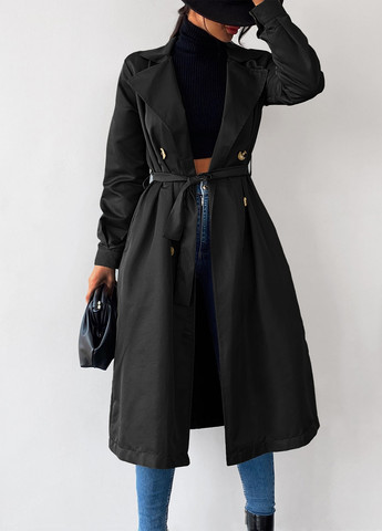 Плащ SHEIN тренчкот на пуговицах демисезон (301767876)