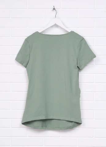 Блідо-зелена літня футболка для вагітних H&M