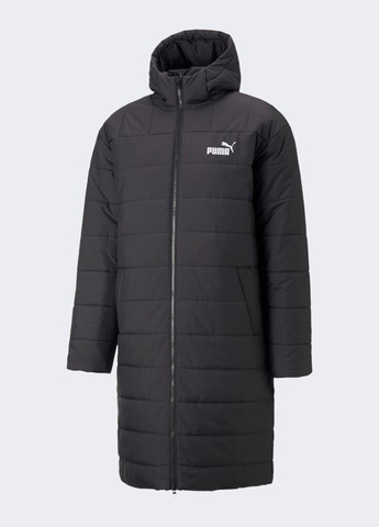 Черная зимняя куртка 671712-01 Puma ESS+ Hooded Padded Coat