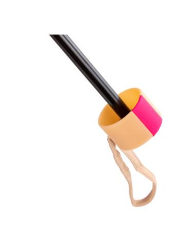 Бежевый женский складной зонт механический 96 см Art rain (194317870)