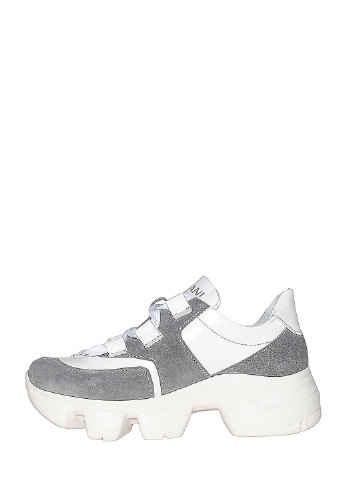 Серые демисезонные кроссовки r20-300 белый-серый Fabiani