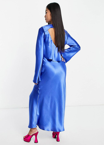 Синя кежуал сукня Topshop однотонна