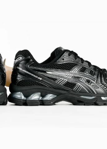 Черные демисезонные кроссовки 1201a019-006 Asics Gel-Kayano 14 Black Pure Silver