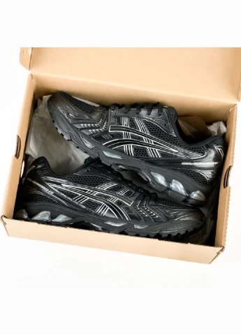 Черные демисезонные кроссовки 1201a019-006 Asics Gel-Kayano 14 Black Pure Silver