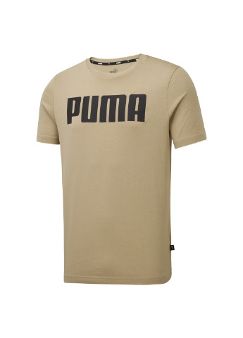 Зеленая демисезонная футболка essentials men’s tee Puma