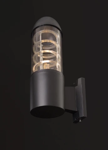 PL-29/24 E27 BK IP65 светильник уличный настенный Brille (251904433)
