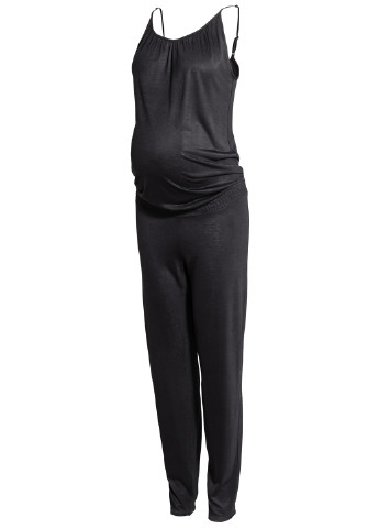 Комбинезон для беременных H&M комбинезон-брюки меланж чёрный кэжуал