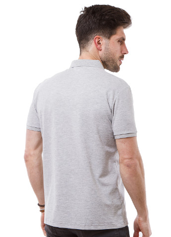 Серая футболка-поло для мужчин Ot-Thomas меланжевая