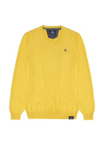 Желтый демисезонный пуловер пуловер Lerros
