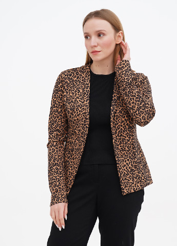 Коричневый кэжуал пиджак Boohoo - леопардовый - демисезонный
