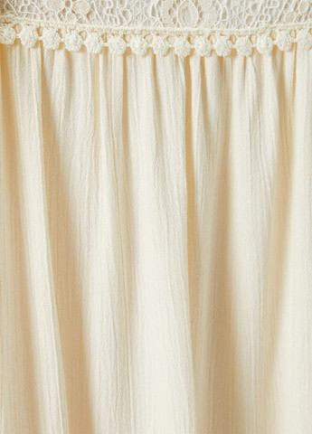 Молочное кэжуал платье а-силуэт KOTON однотонное