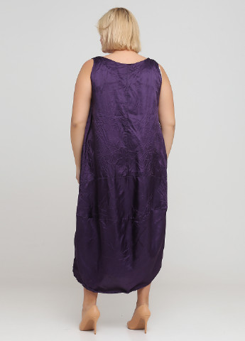 Фіолетова кежуал сукня оверсайз Degrade однотонна