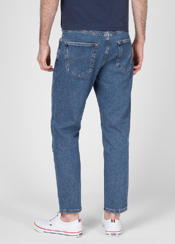 Синие демисезонные зауженные джинсы Tommy Hilfiger