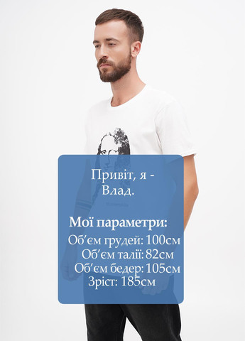 Белая футболка Hanes