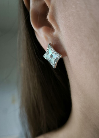 Серьги Silver Flame (350941307)