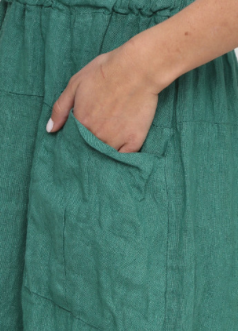 Зеленая кэжуал однотонная юбка Stella Milani