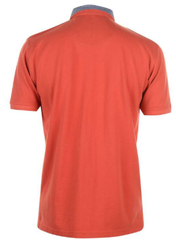 Коралловая футболка-поло для мужчин Pierre Cardin с логотипом
