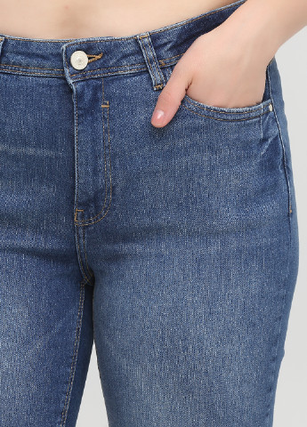 Синие демисезонные скинни джинсы C&A