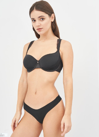 Чорний бюстгальтер C&A з кісточками поліестер