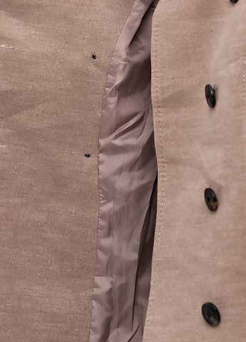 Бежевое Кэжуал полупальто двубортное H&M меланж