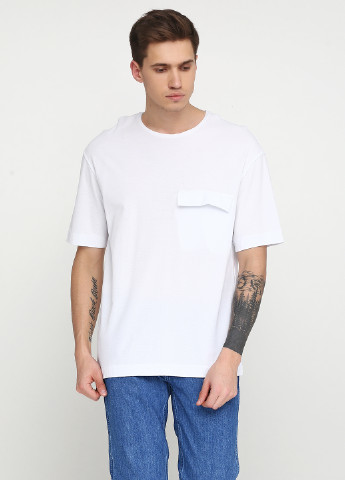 Белая летняя футболка Cos