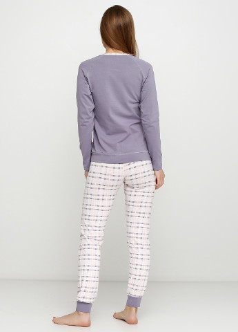 Серая всесезон пижама (реглан, брюки) реглан + брюки Bella Secret